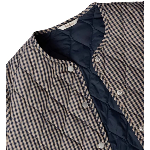 Barbour Check Monroe Quilt Jacket - Picture 2 of 15